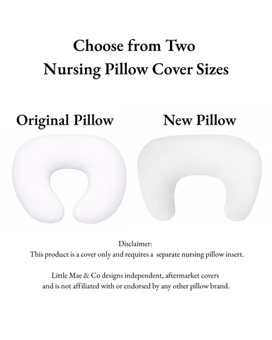 Beige Teddy Gingham Ruffle Nursing Pillow Cover