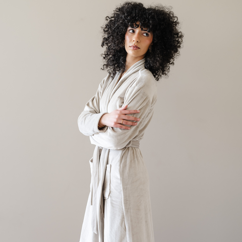 Saranoni Minky Stretch Luxe Robes in - photo