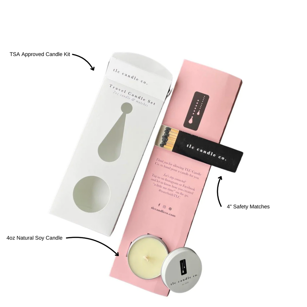 Travel Candle with Matches - Amber Noir in - Soy Candle photo