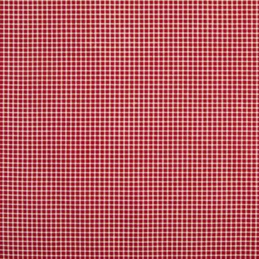 Red Gingaham Changing Pad Cover in - photo