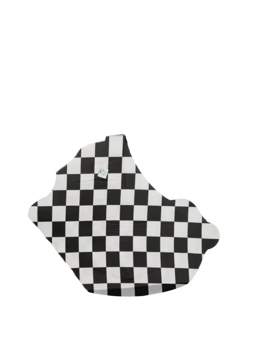 Race Black & White Checkered Carseat Cover in - photo