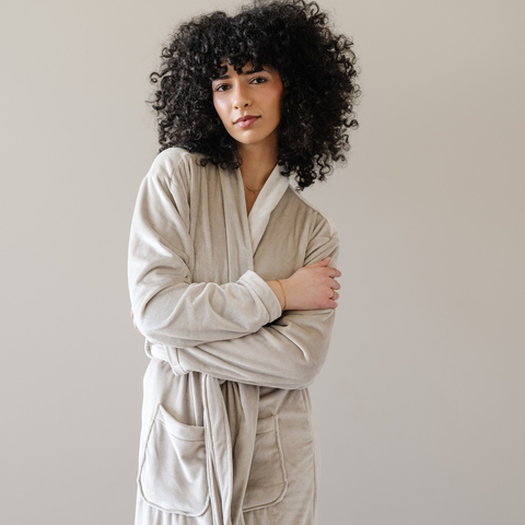 Saranoni Minky Stretch Luxe Robes in - photo