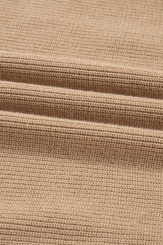 Zariah Embellished Keyhole Ribbed Sweater in - photo