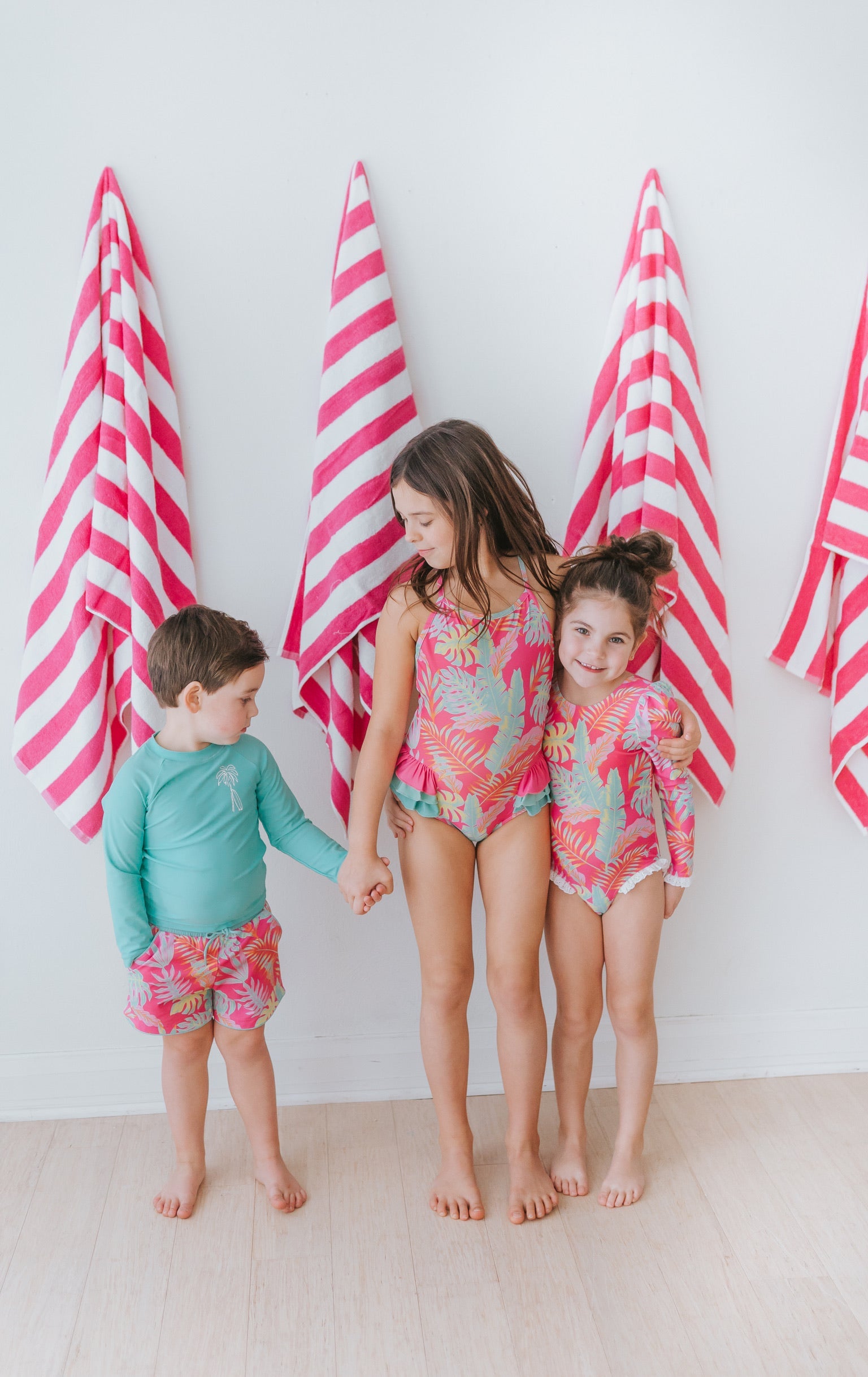 Pink Palm Paradise Everly One Piece in - Swimwear photo