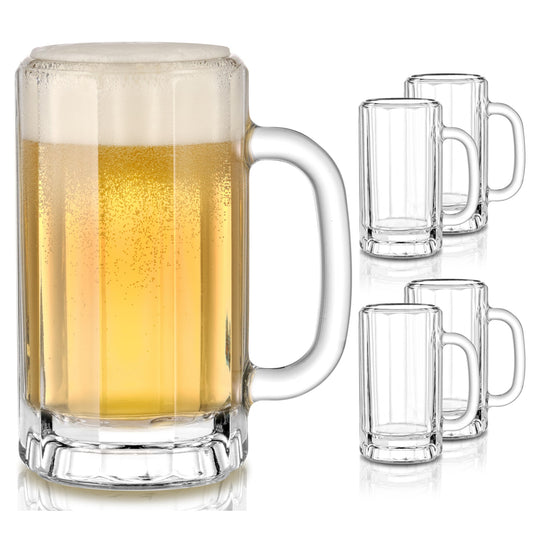 Libbey Heidelberg Glass Beer Mugs, 16 ounce, Set of 4 in - Beer photo
