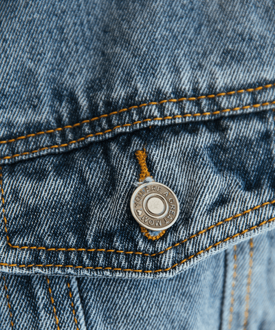 Blue Denim Mama Jacket in - Clothing photo