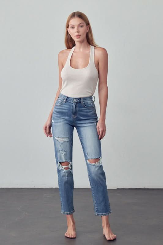 Insane Gene High-Rise Girlfriend Jeans in MEDIUM - photo