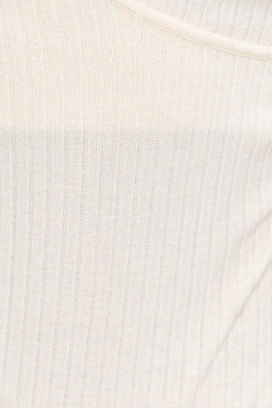 Le Lis Long Sleeve Surplice Bodysuit