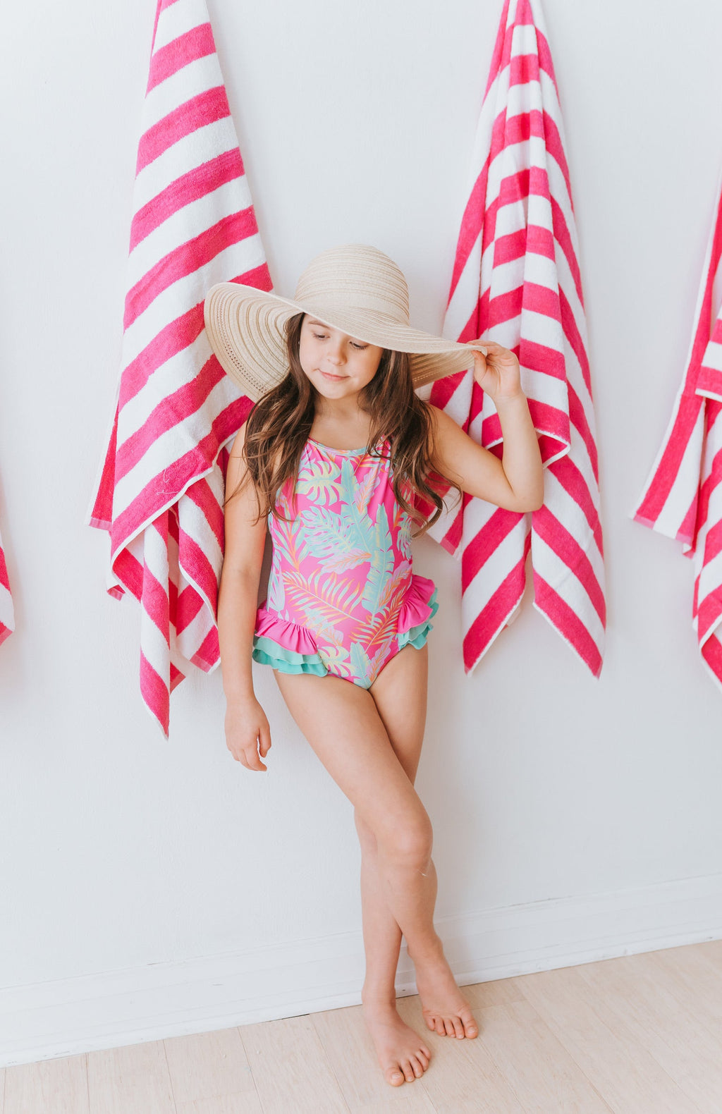 Pink Palm Paradise Everly One Piece in - Swimwear photo