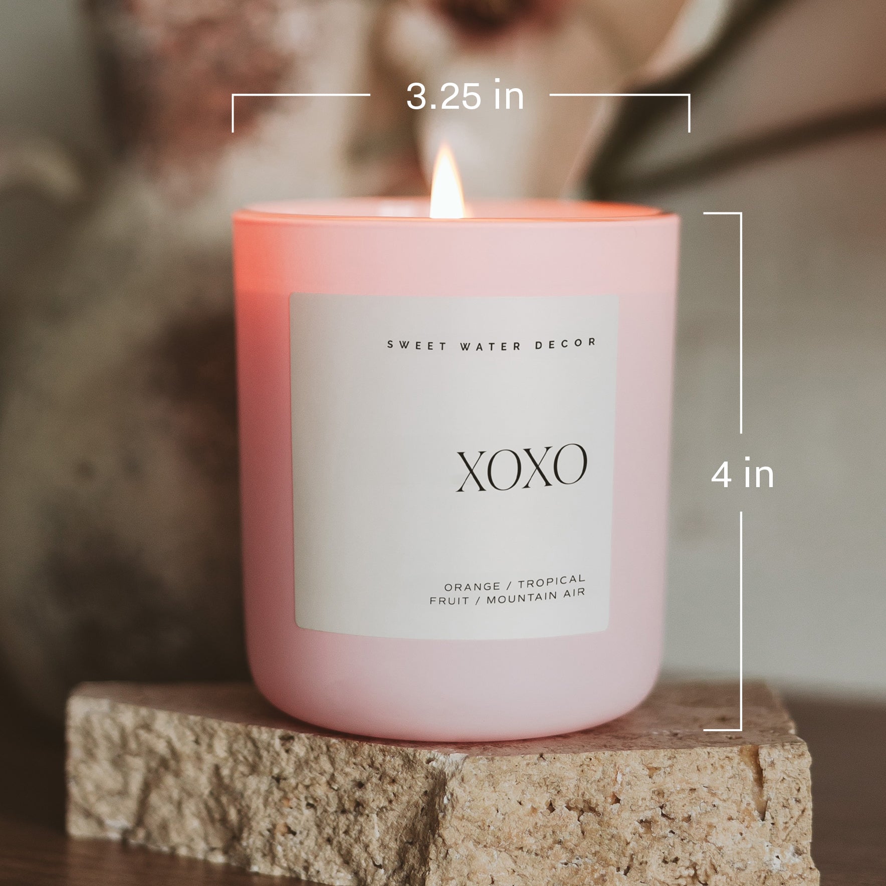 Girl Mama Soy Candle - Pink Matte Jar - 15 oz in - Candles photo