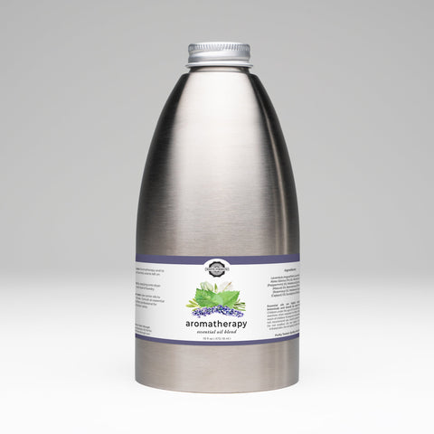 Aromatherapy Blend of Essential Oil - 16 oz Stainless Steel Bottle
