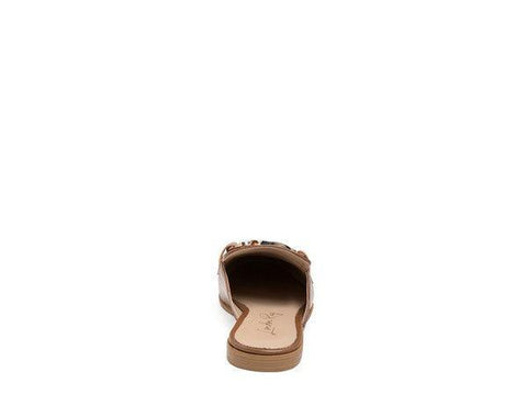GLADIOLI Metal Buckled Fringe Detail Mules