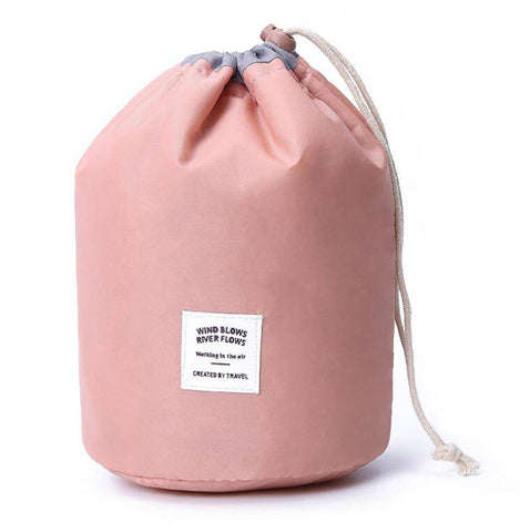 Portable Cosmetic Bags in Solid Pink - Bags photo