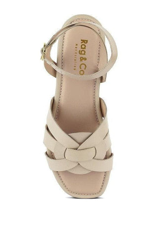 Rag & Co ASHTON Flat Ankle Strap Sandals - SwagglyLife Home & Fashion