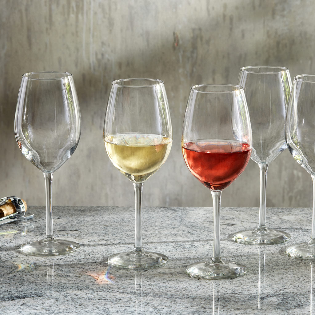 Libbey Entertaining Essentials All Purpose Wine Glasses, 17 ounce, Set of 6 in - Stemware photo