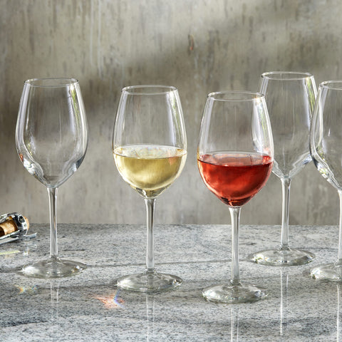Libbey Entertaining Essentials All Purpose Wine Glasses, 17 ounce, Set of 6 in - Stemware photo