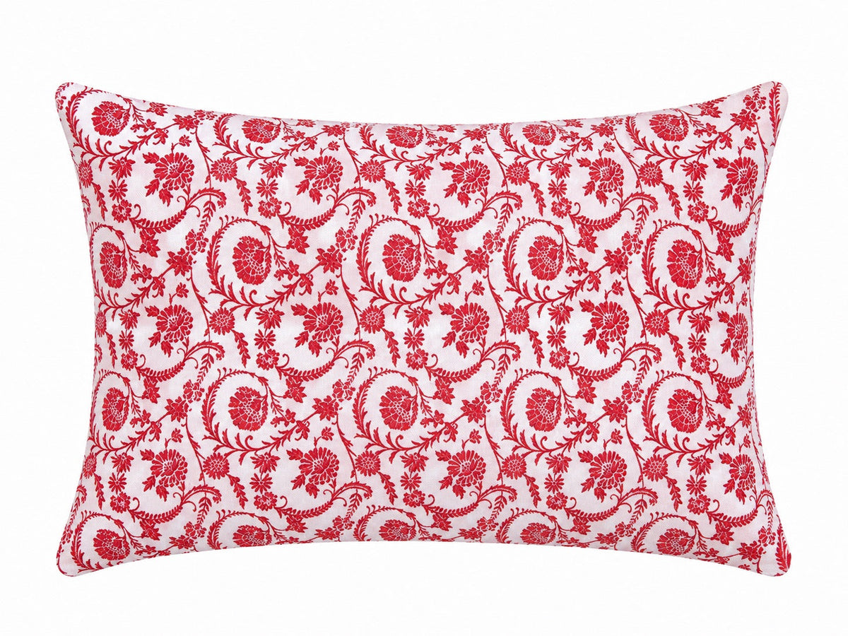 Little Mae & Co. Standard Pillow Case Cover - Red chinoiserie