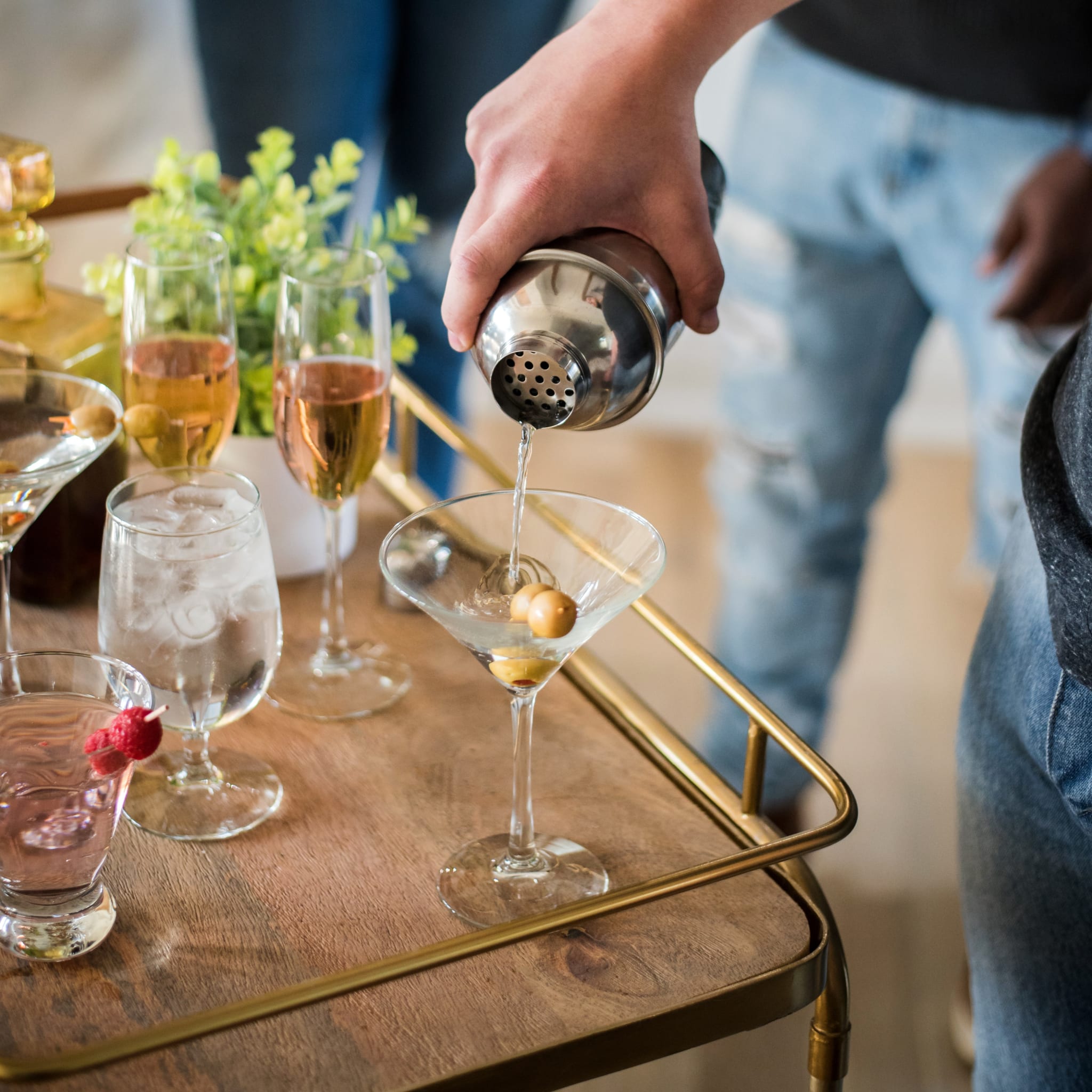 Libbey Entertaining Essentials Martini Glasses, 8 ounce, Set of 6 -
