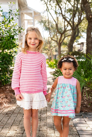 Elle Tunic Set ~ Pink Paradise - SwagglyLife Home & Fashion