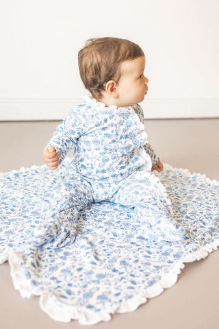 Floral Bunnies Baby Pajama