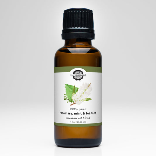 Rosemary, Mint & Tea Tree Essential Oil Blend -