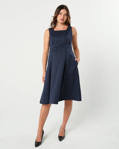INTO THE BLUE Empire Maternity & Nursing Dress (Regular & Petite) in - Women's Maternity and Nursing Dress photo
