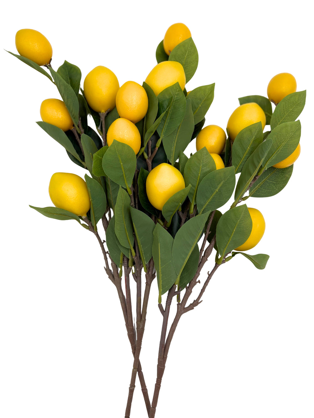 Artificial Lemon Stems - Bundle of 3 in - Florals photo