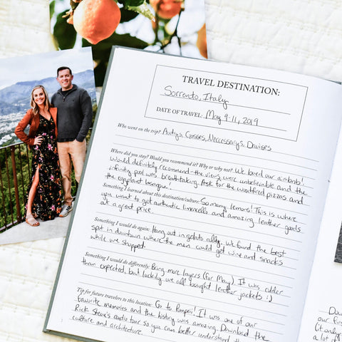 Duncan & Stone Paper Co. Travel Journal Book