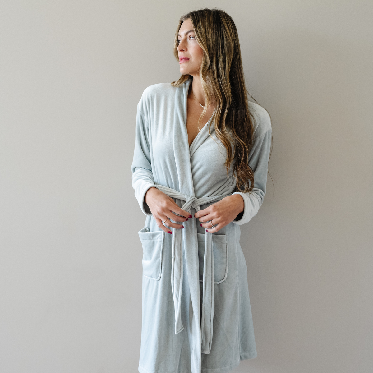 Saranoni Minky Stretch Luxe Robes - Mirage