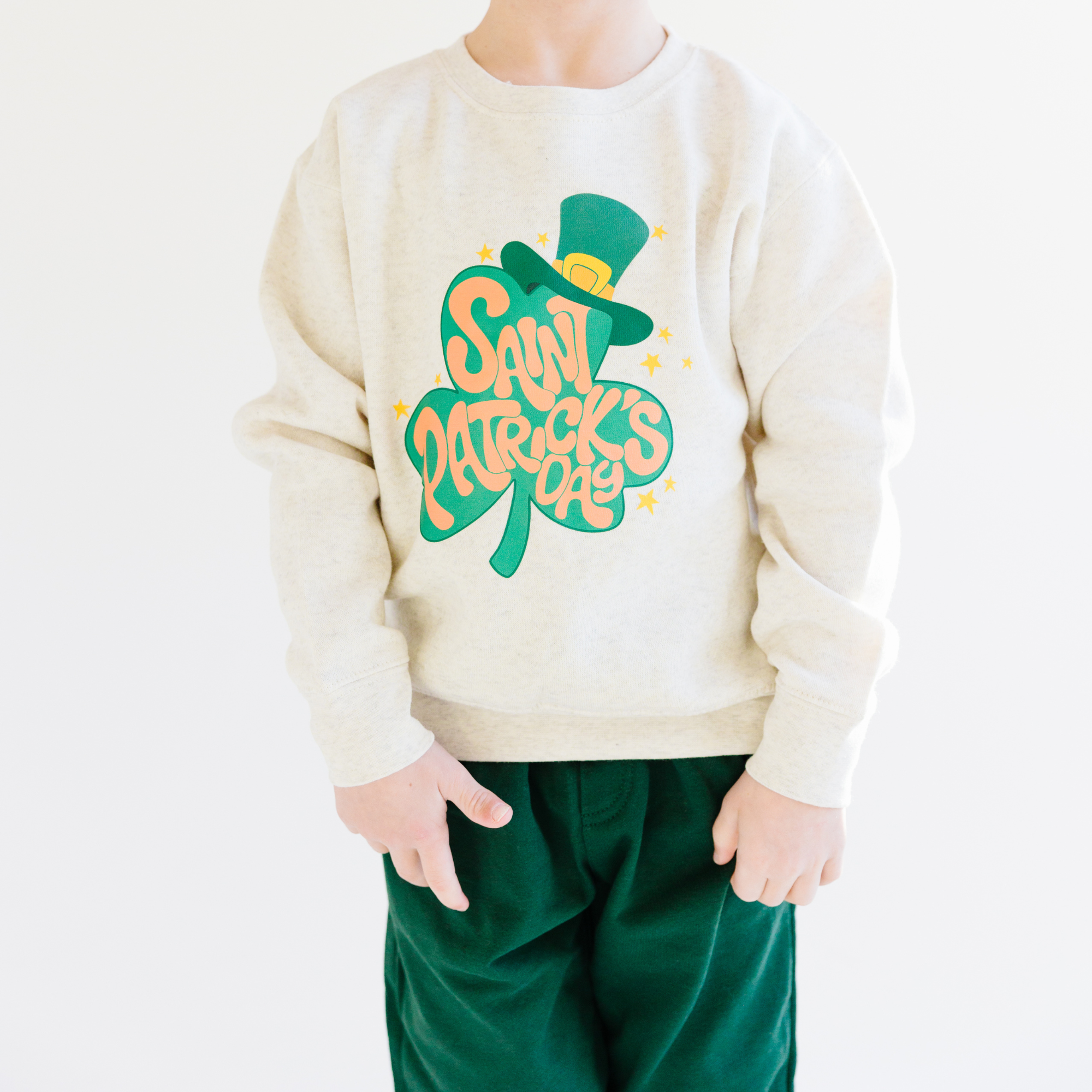 Happy St. Patrick's Day Sweatshirt in - photo