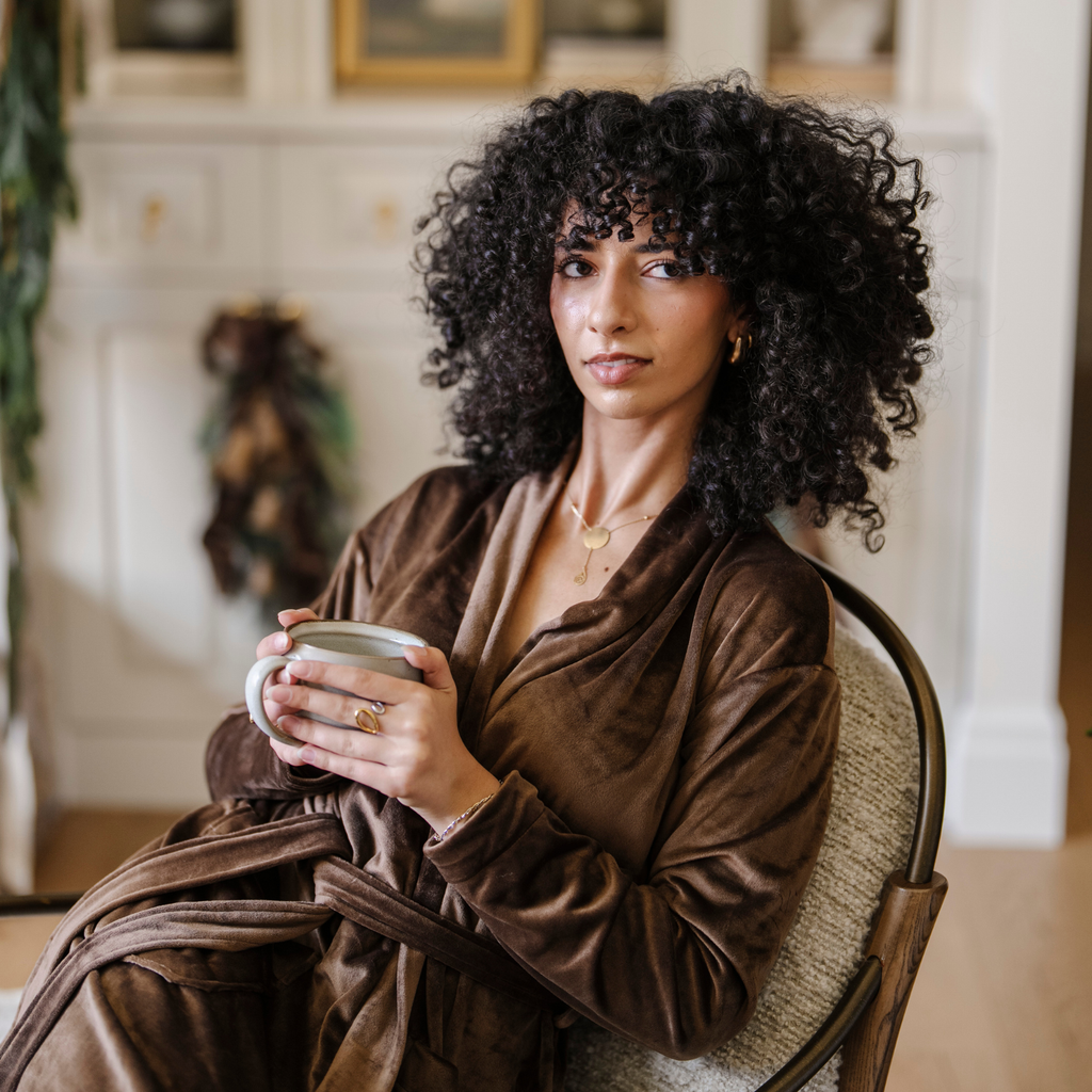 Saranoni Minky Stretch Luxe Robes in - photo