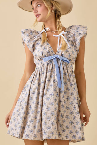 Harley Mini Dress With Bubble Sleeve in - photo