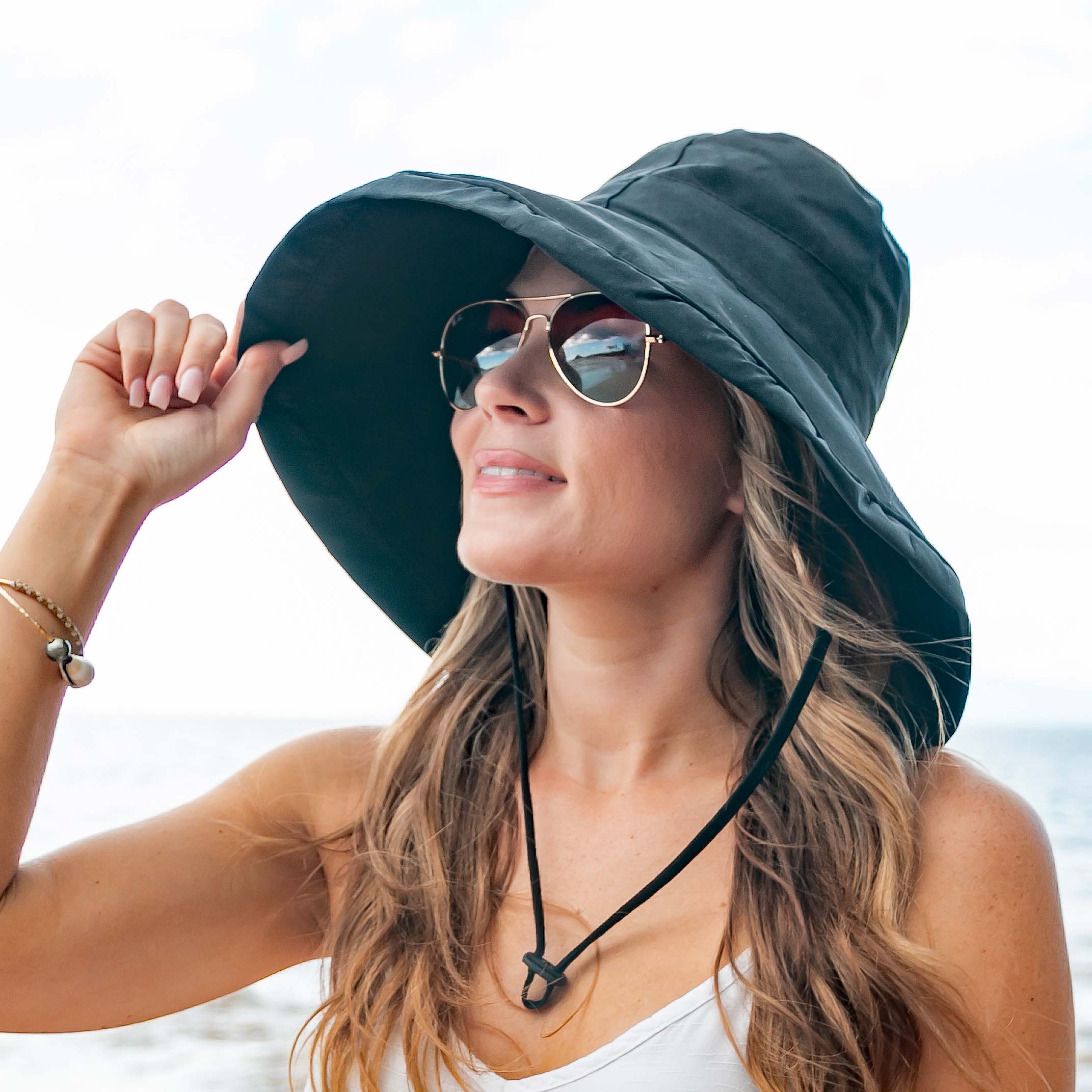 Drawstring Cargo Hats in - photo