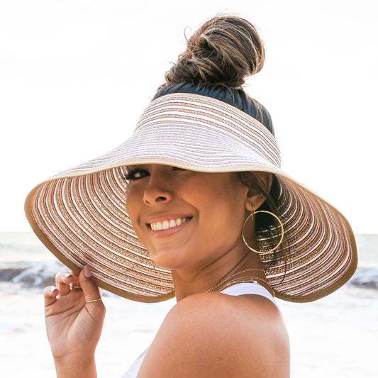 Foldable Bow Stripe Visor in - Sun Visor photo