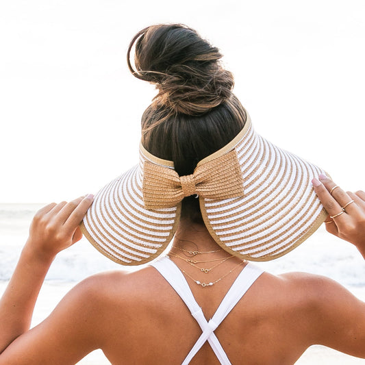 Foldable Bow Stripe Visor in - Sun Visor photo