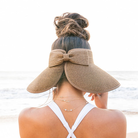 Foldable Wide Brim Bow Visor in - Sun Visor photo