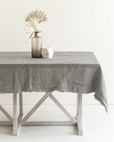 Stone Washed Linen Tablecloth in - Tablecloths photo