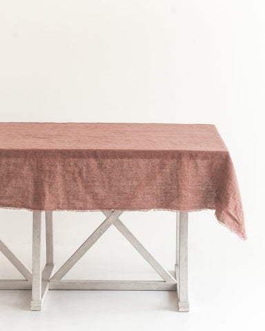 Stone Washed Linen Tablecloth in - Tablecloths photo