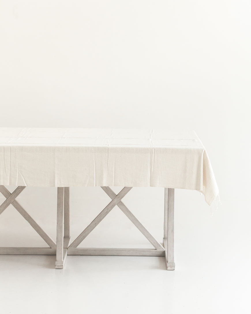 Riviera Cotton Tablecloth in Natural - Tablecloths photo
