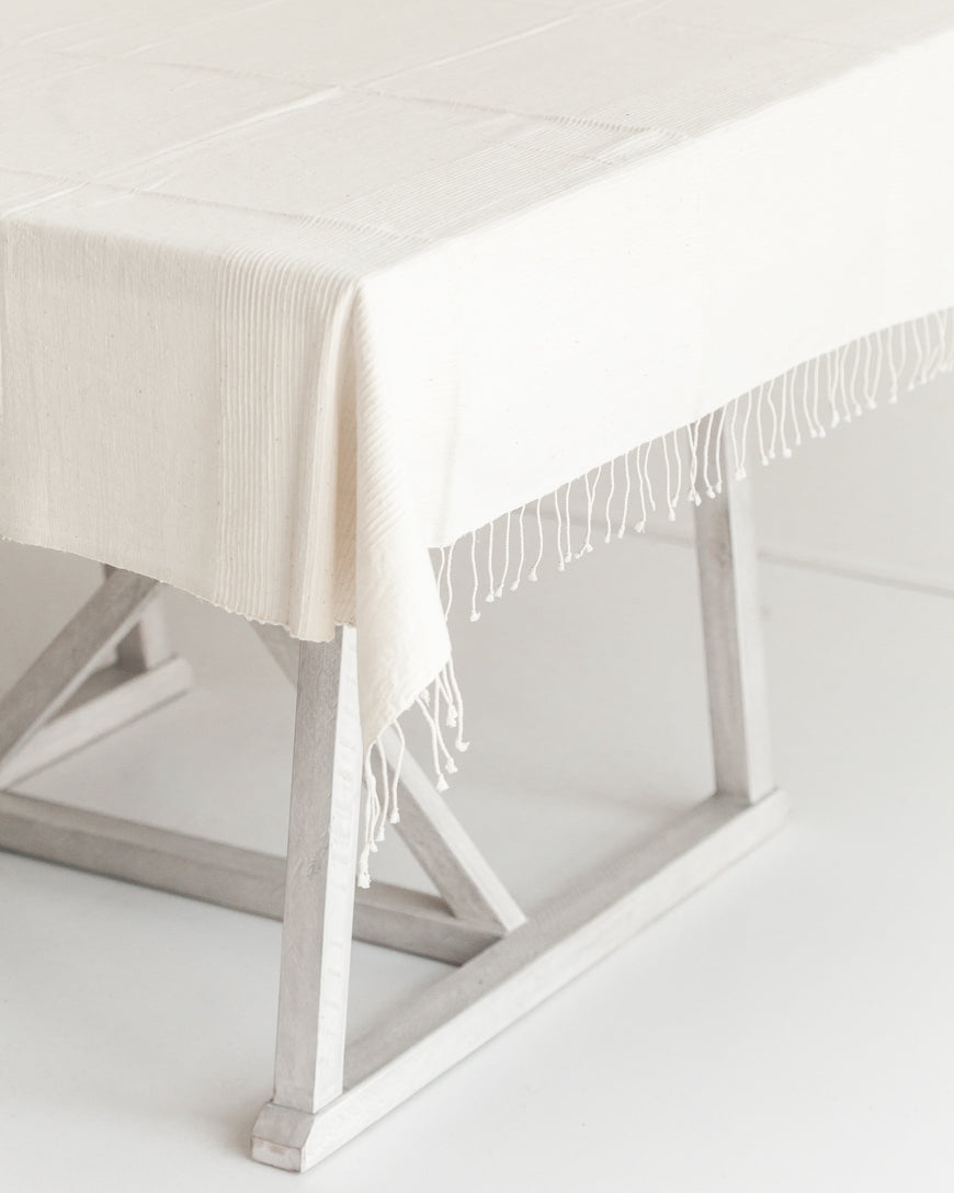 Riviera Cotton Tablecloth in - Tablecloths photo