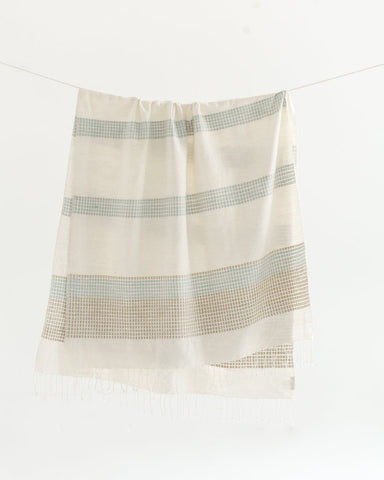 Camden Handwoven Cotton Throw Blanket in - Blankets photo