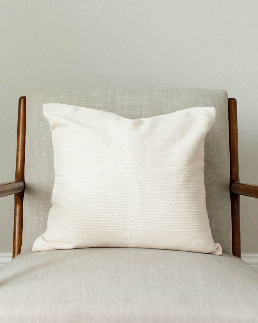 20" Riviera Throw Pillow in Natural - Throw Pillows photo