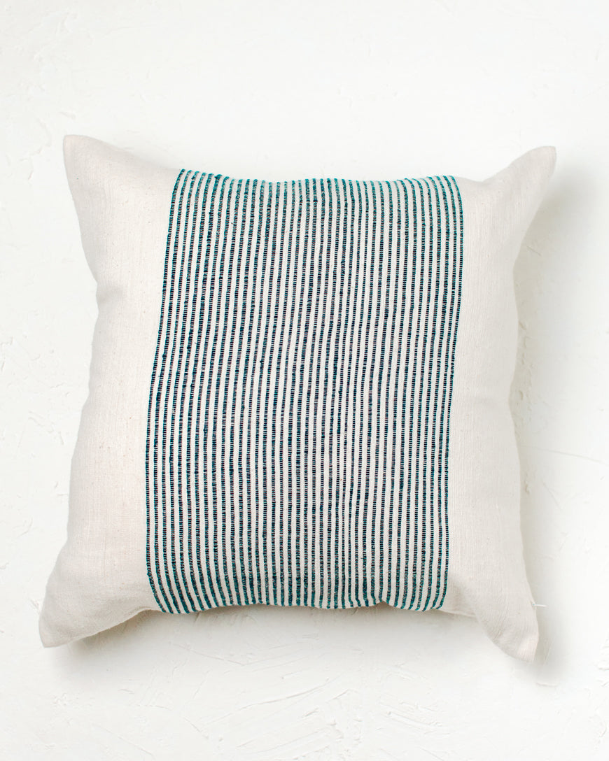 20" Riviera Throw Pillow in Navy - Throw Pillows photo