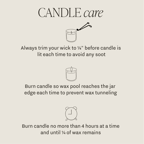 Cashmere and Vanilla Soy Candle - Tinted Glass Jar - 12 oz