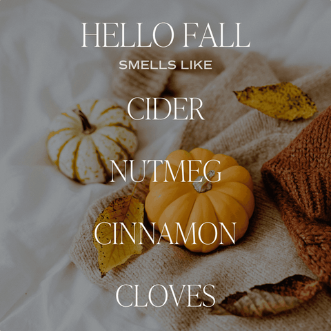 Hello Fall Amber Reed Diffuser