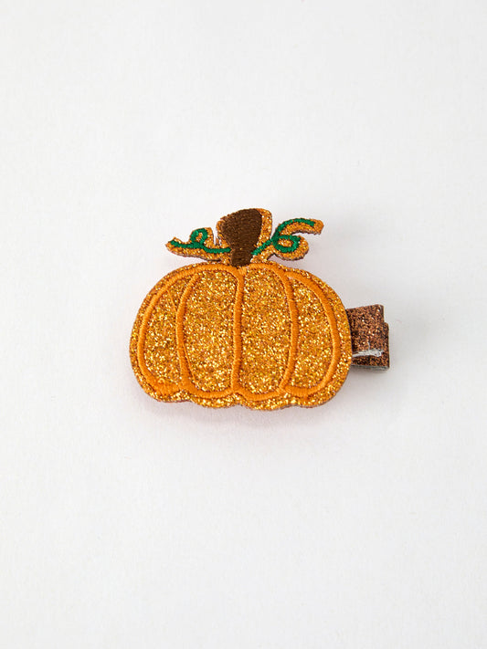 Halloween Pumpkin Girls Hair Clip -