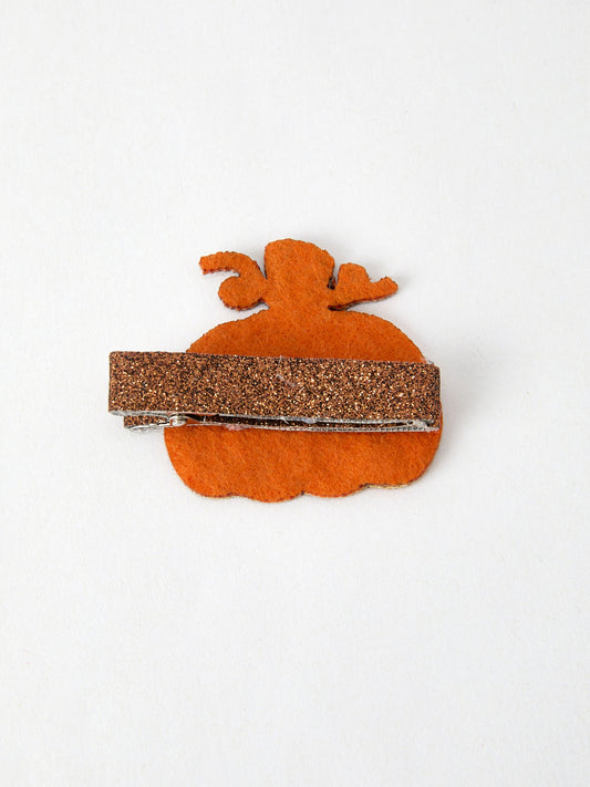 Halloween Pumpkin Girls Hair Clip -