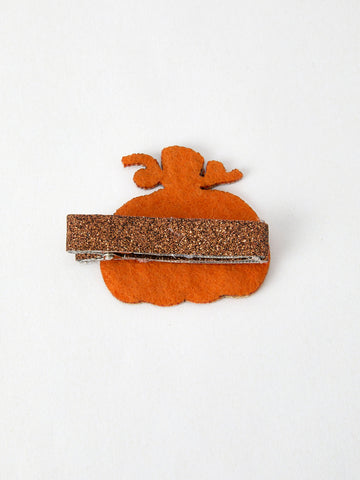 Halloween Pumpkin Girls Hair Clip