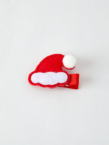 Winter Christmas Girls Hair Clips 1.8 Inch