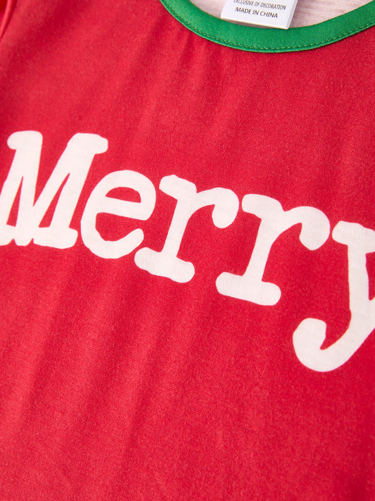 Christmas 3 Piece Girls Pajama Set -